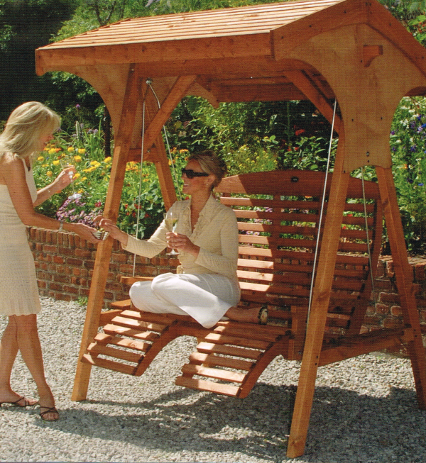Garden Swing Seats | AFK Marketing Ltd wooden garden furniture