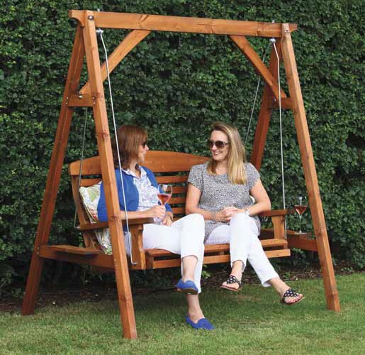 Garden Swing Seats AFK Marketing Ltd wooden garden furniture