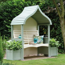 orchard arbour heritage sage cream painted