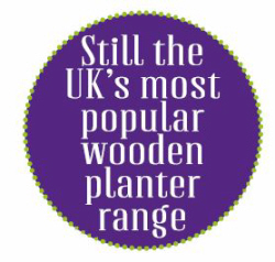 popular wooden planter range