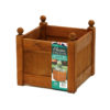 classic planter stained wood beech