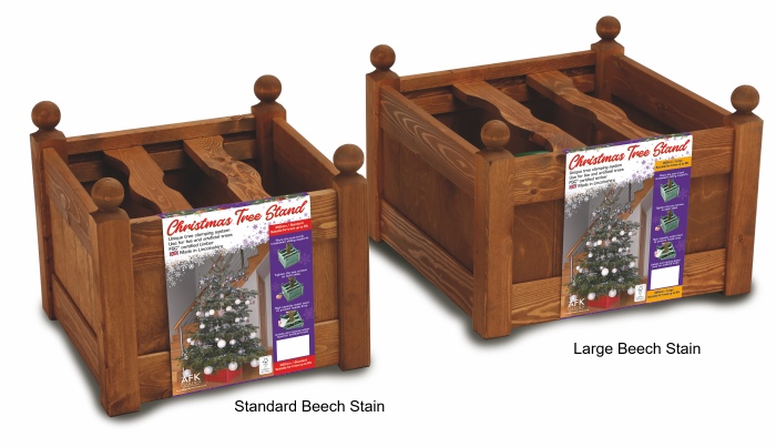 AFK Christmas Tree Stands Stained